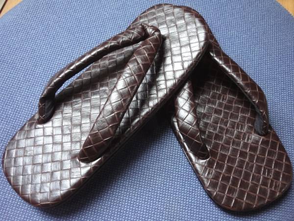 見て！見て！自信作　◎お洒落雪駄　革底