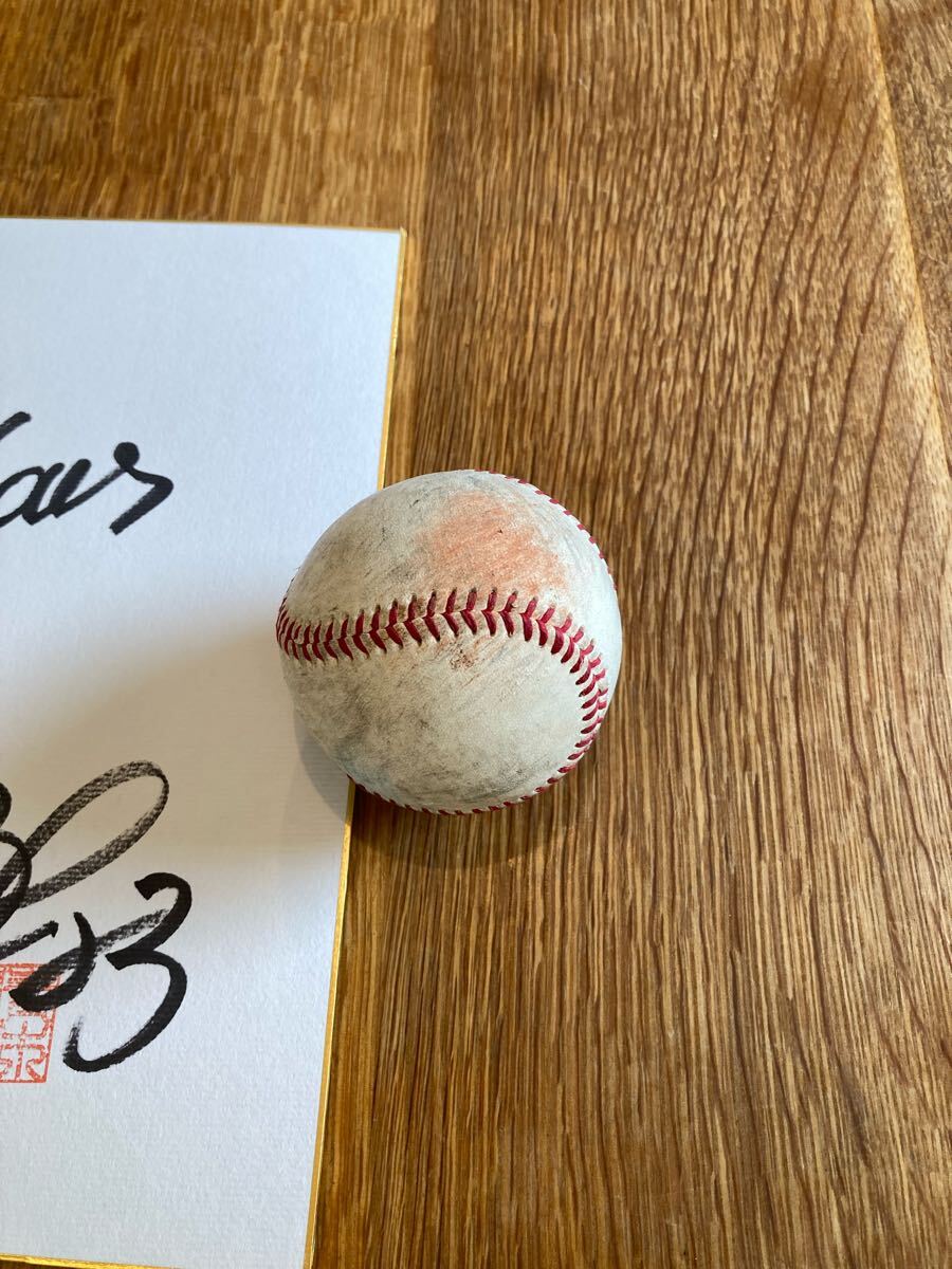 東京ヤクルトスワローズ　青木宣親選手　直筆サイン色紙　直筆サインボール（練習球） 直筆サインボール_4