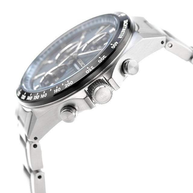 セイコー SEIKO 腕時計 アラーム クロノグラフ Alam メンズ ブラック SNA487PC セール_1