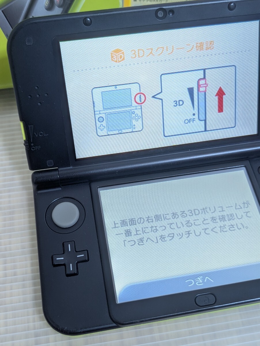 newニンテンドー3DSLL 本体 ソフト７本 ケース スタイラスペン SDカード Nintendo 任天堂 ドラクエ スマブラ マリオカート どうぶつの森 等_3