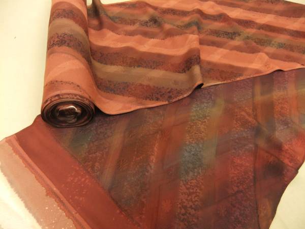 ★網目暈し【紋意匠／正絹本加工羽尺】