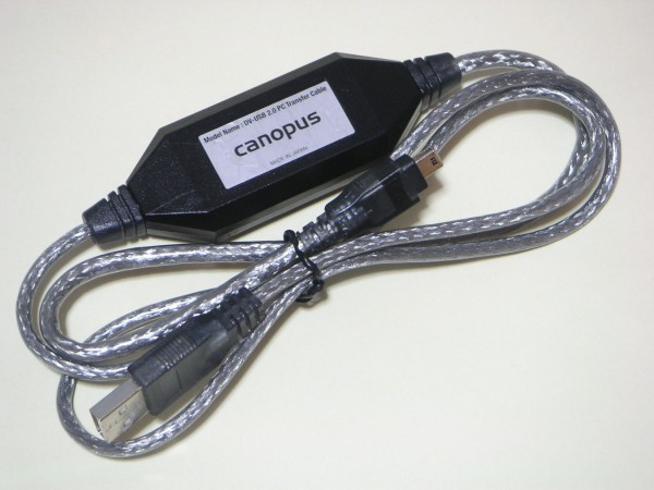 canopus DV-USB 2.0 PC TransferCable (DV→USB変換) カノープス