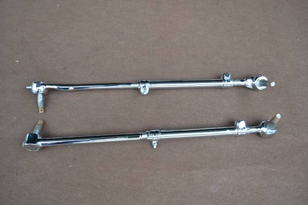 58 64 インパラ タイロット ステアリング クローム NOS エンド　