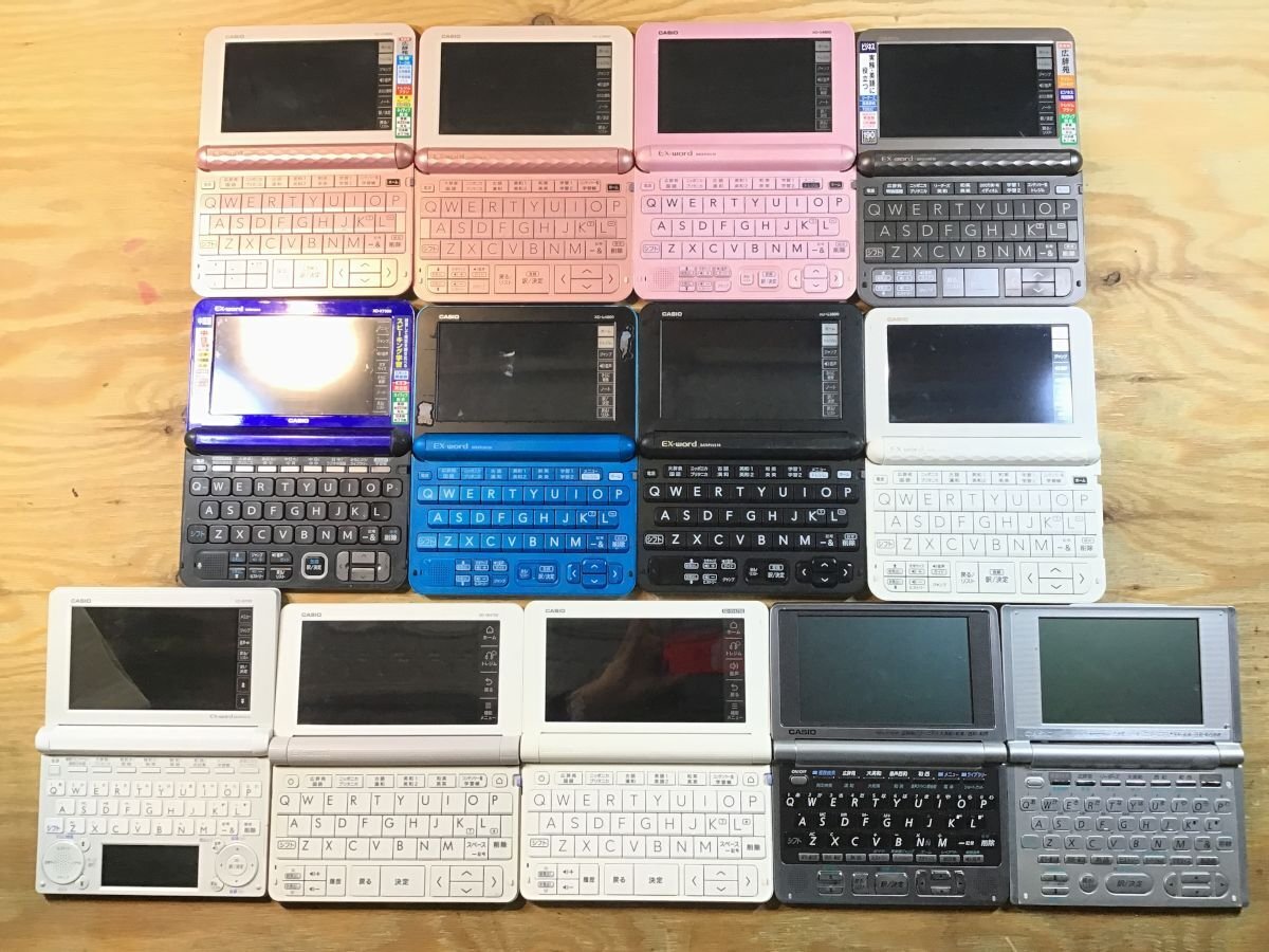 CASIO XD-Z3800 XD-G4800 他 電子辞書 カシオエクスワード 13点セット◆ジャンク品 [1643MP]_1
