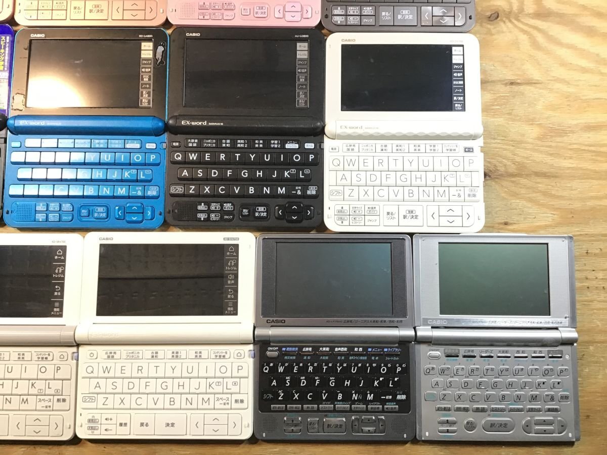 CASIO XD-Z3800 XD-G4800 他 電子辞書 カシオエクスワード 13点セット◆ジャンク品 [1643MP]_5
