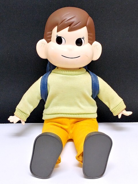 3Q売切！税無し☆不二家☆おすわりポコちゃん☆入学ポコ☆人形☆約30cm