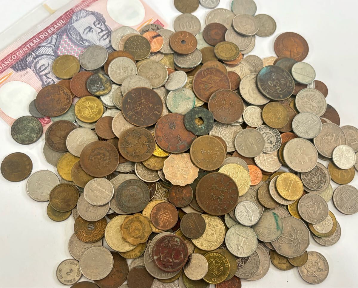 ☆4632☆外国銭 約1646g/まとめ売り/海外硬貨/コイン/小銭/外貨/ 銅貨