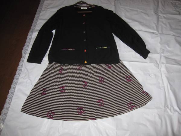 新品タグ付き　ソニア　大きい　ボーダー×ロゴ　お洒落★