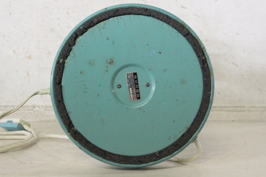 TB526東芝 扇風機 HK形 動作品◇4枚羽根/25cm/緑/手元スイッチ付