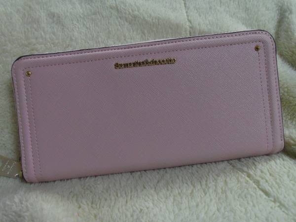 サマンサタバサ シュエット 新品 長財布 ベビー ピンク ラウンド