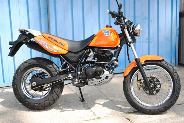 ●ヒョースン RT125D 実働 即乗りOK (検TW FTR ジェベル