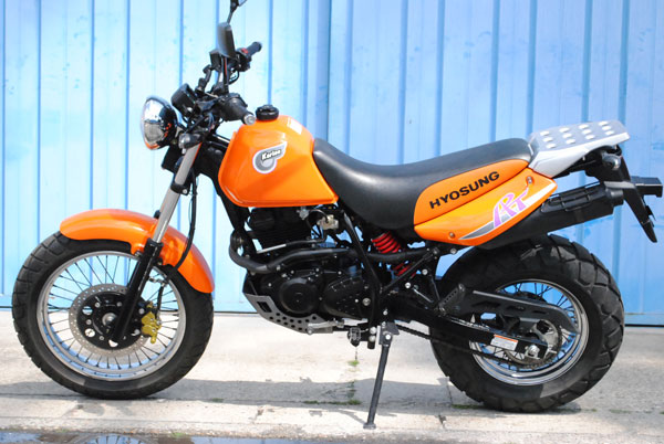 ●ヒョースン RT125D 実働 即乗りOK (検TW FTR ジェベル