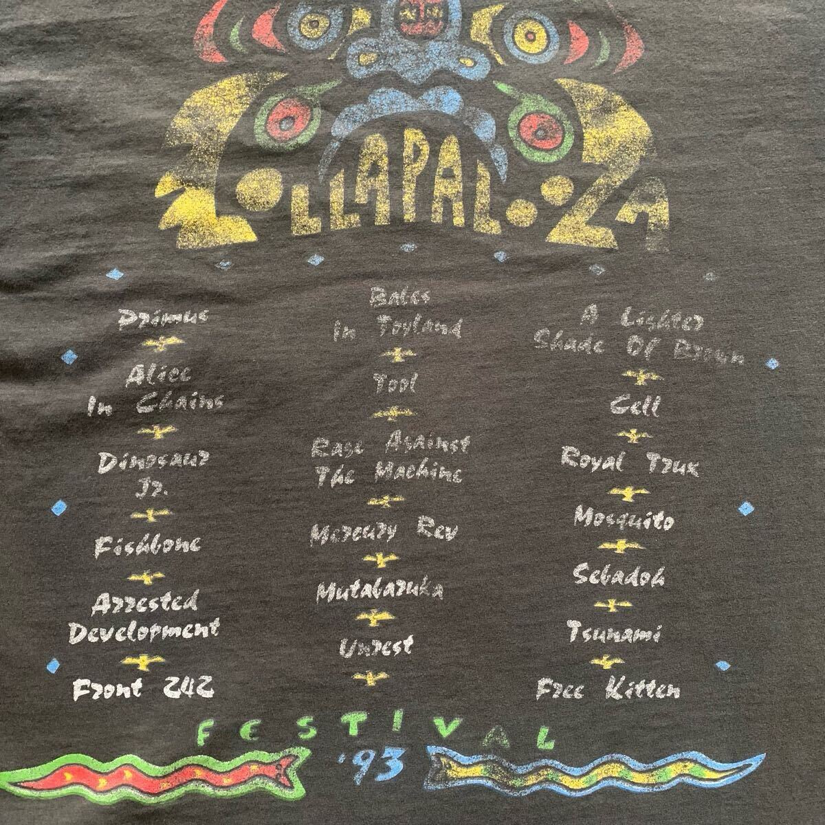 Adesivo Vintage Lollapalooza 1993 – RATM, Alice In Chains, Tool, Primus – Nuovo Vecchio Stock - Foto 3