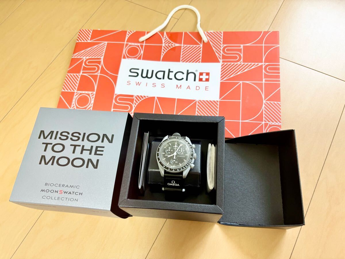 OMEGA Swatch オメガ スウォッチ MISSION TO THE MOON ミッショントゥーザムーン　未使用　腕時計_1
