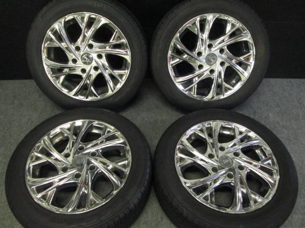 INPUL17インチ キャラバン エルグランド 6H バリ山タイヤ付き