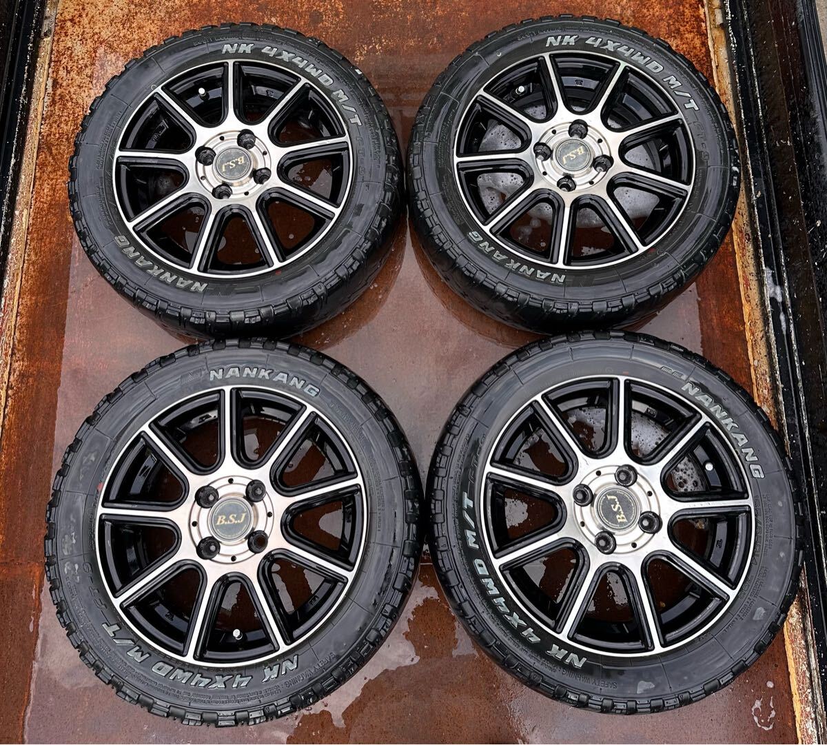 スズキ　エブリィ　BSJ ホイールタイヤセット　4本　タイヤサイズ165/65R14 PCD100_1