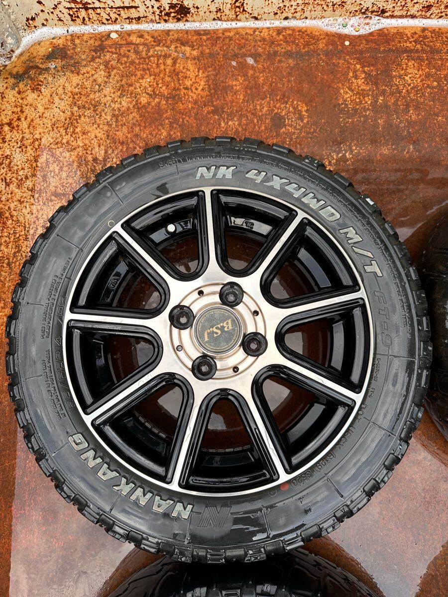 スズキ　エブリィ　BSJ ホイールタイヤセット　4本　タイヤサイズ165/65R14 PCD100_4