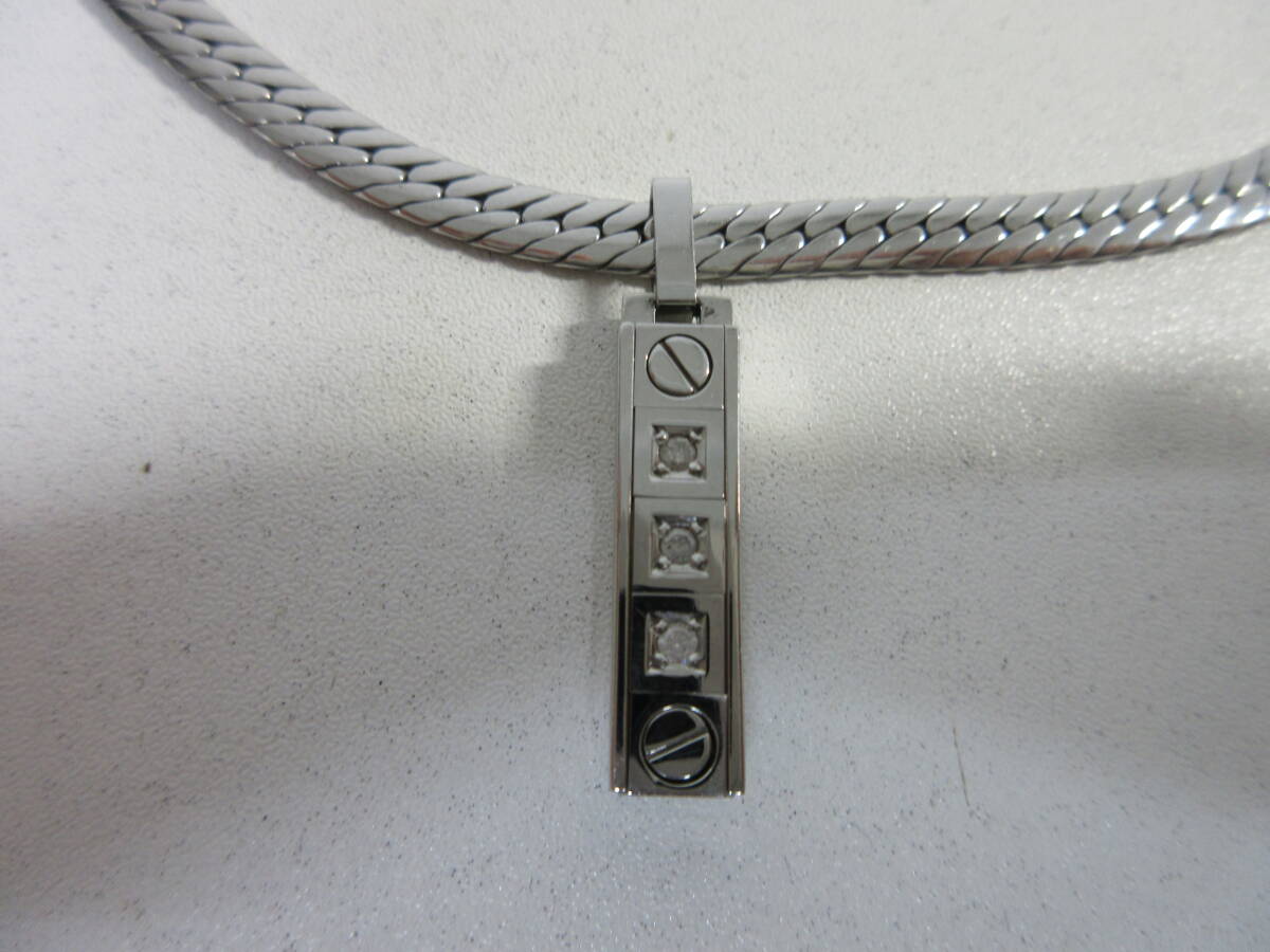 中古 ネックレス プレリュード 喜平 ゲルマニウム Pt IN アクセサリー