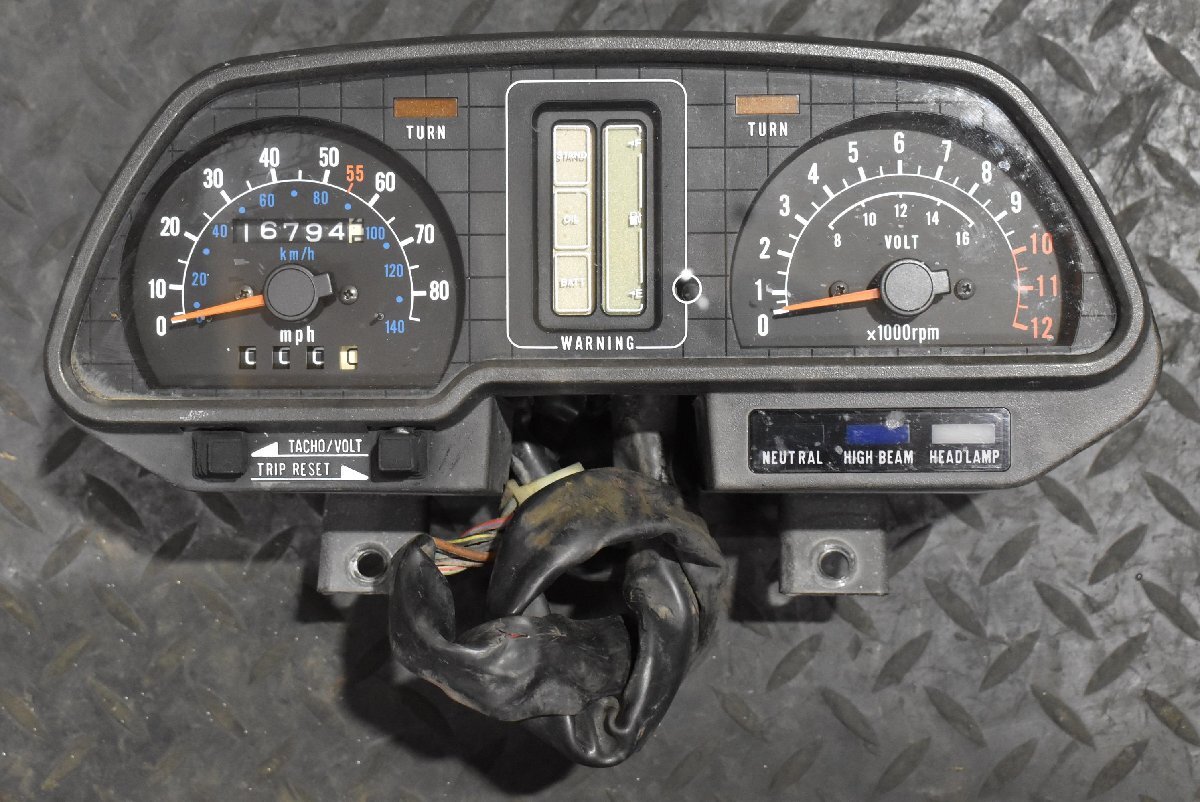 K1190 当時物 純正 Z550GP メーターASSY 0063 検) Z400GP GPZ550F