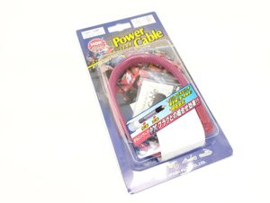 【676】NGK 2輪車用パワーケーブル L3R 汎用 Lタイプ ワインレッド 品番1215 ケーブル径