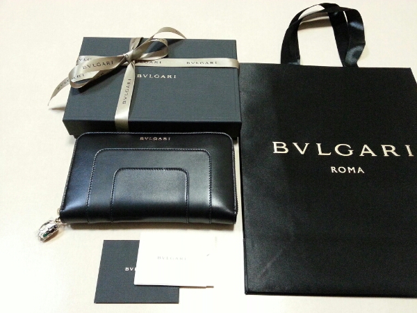 ■贈答品！最新BVLGARIブルガリ ラウンドファスナー長財布 36985