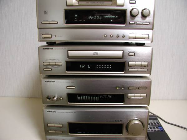 ONKYO ESSAY R-A7 C-A7 MD-A7 EQ-A5 オンキョー ☆ジャンク☆(MDコンポ