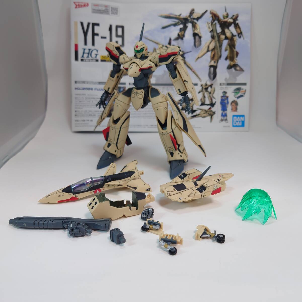 HG YF-19部分塗装済完成品_10