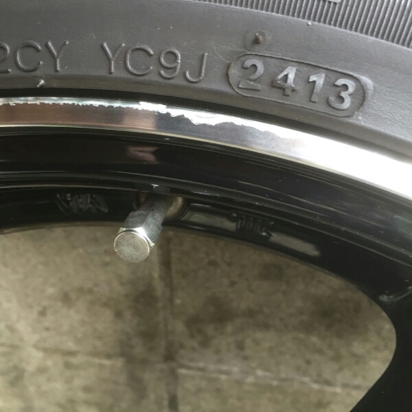 軽サイズシグナスP1A　16インチ　タイヤ4本set_2