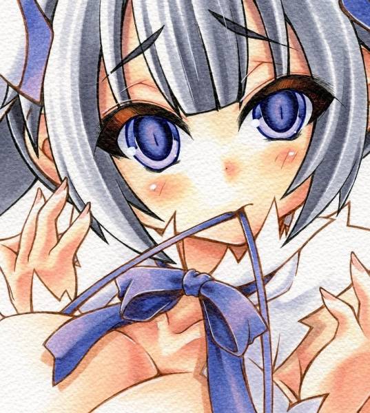 同人手描きイラスト　ダンまち　ヘスティア