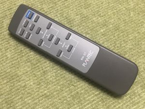 RM-01 RX-6600R CRX-7000 ほか PLANTEC ビデオ編集 画像安定装置 リモコン HS
