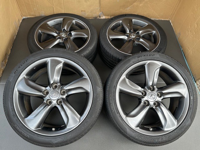 レクサス GS350 GS450 純正18インチホイール/タイヤPcd114.3 8J +45 245/40/18 _1