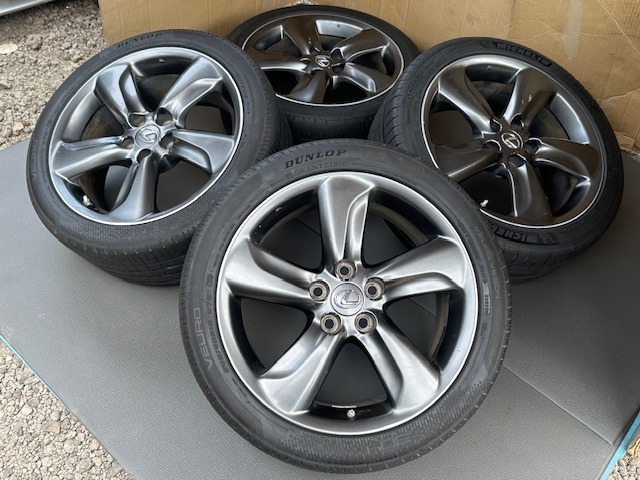 レクサス GS350 GS450 純正18インチホイール/タイヤPcd114.3 8J +45 245/40/18 _2