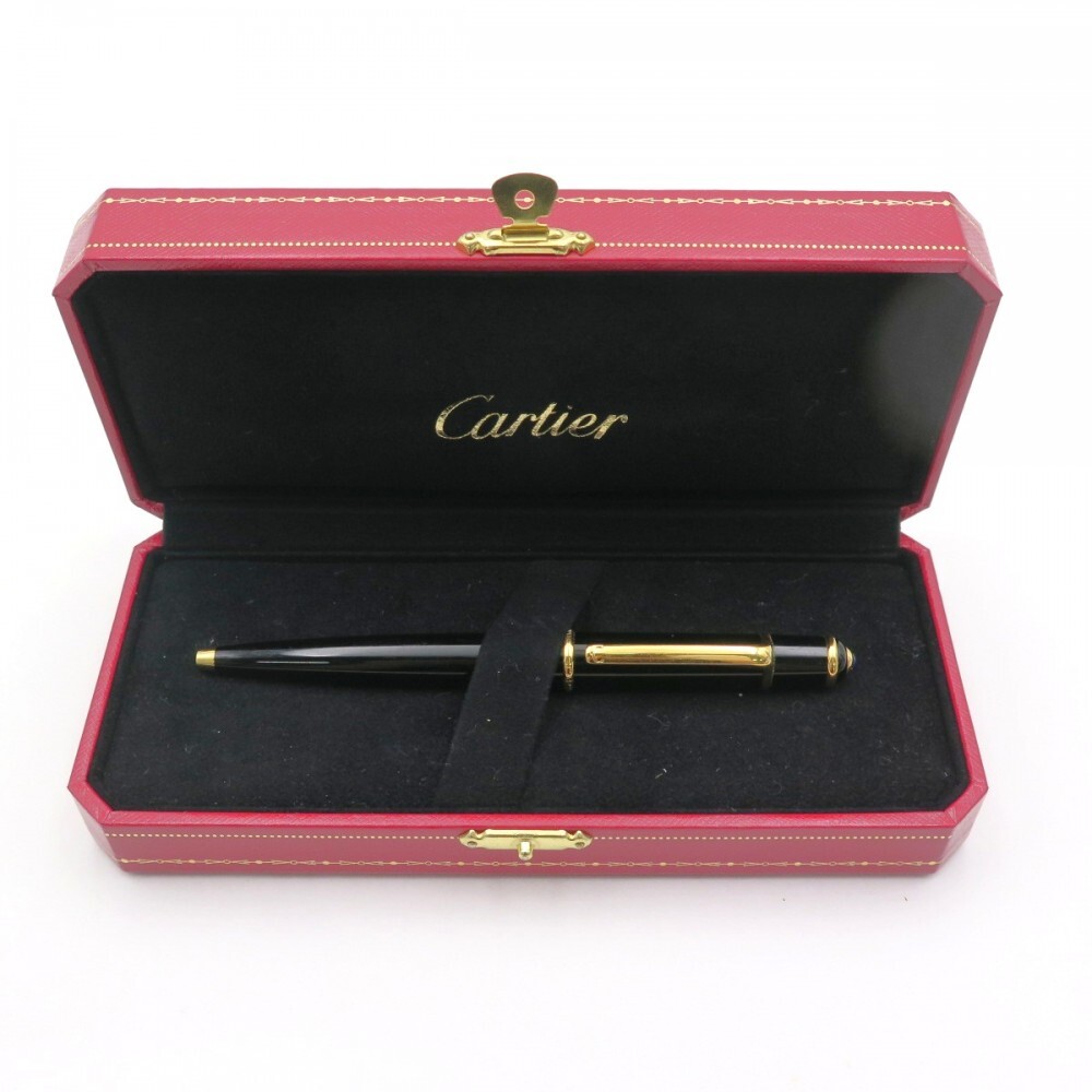 1円〜 CARTIER ディアボロ ドゥ カルティエ ボールペン ケース付 筆記