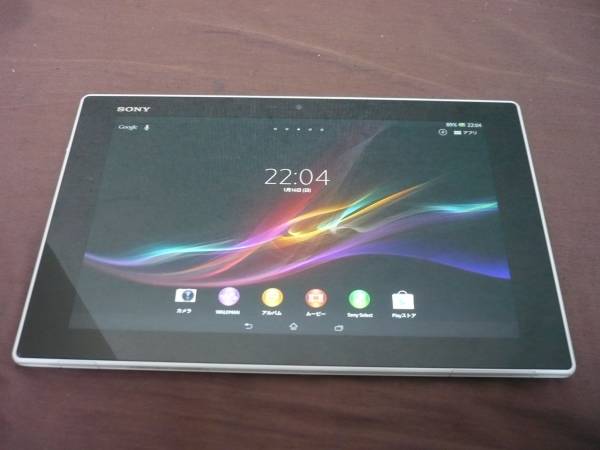 USED▽ソニー Xperia Tablet Z Wi-Fiモデル SGP312JP/W△動作品