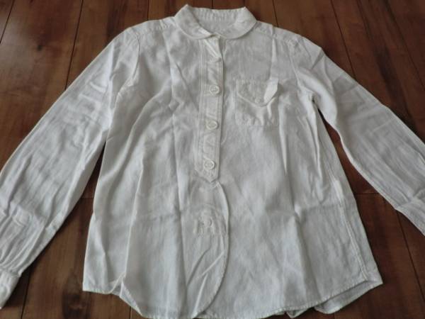 909　manna 白ブラウス　M