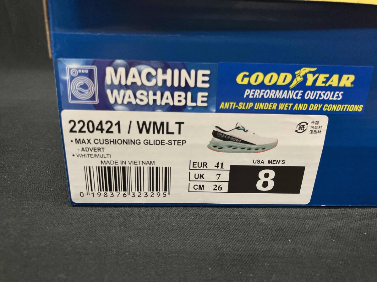 skechers スケッチャーズ MAX CUSHIONING GLIDE-STEP 220421 26センチ スニーカー(26.0cm ...