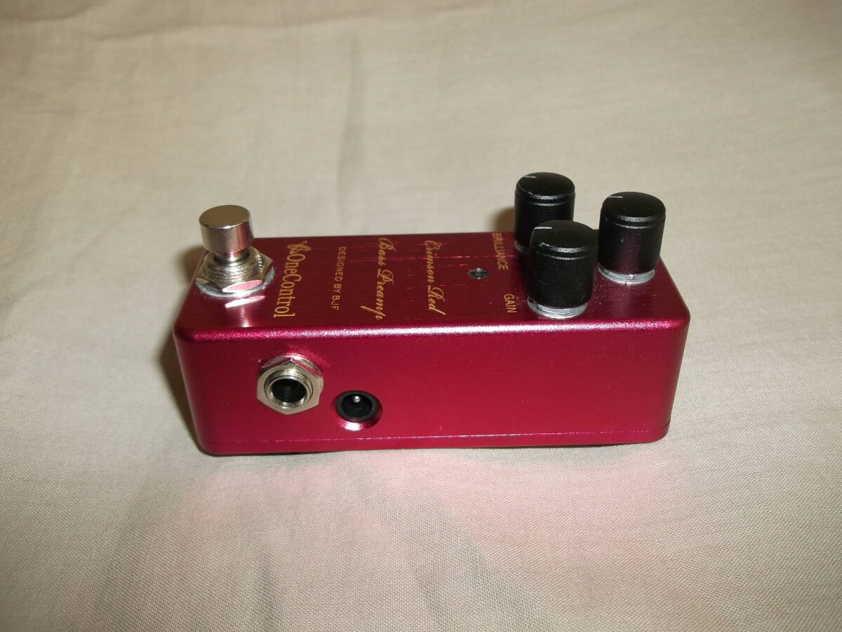 One Control Crimson Red Bass Preamp ワンコントロール ベース用プリアンプ ウッドベース レゲエ 風_3