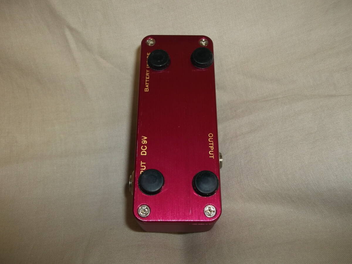 One Control Crimson Red Bass Preamp ワンコントロール ベース用プリアンプ ウッドベース レゲエ 風_7