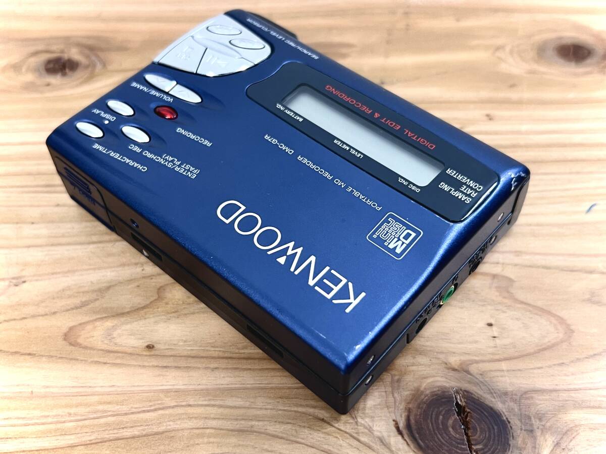 KENWOOD DMC-G7R ポータブルMDレコーダー KENWOOD ポータブルMDレコーダー DMC-G7R MD再生確認済み その他未