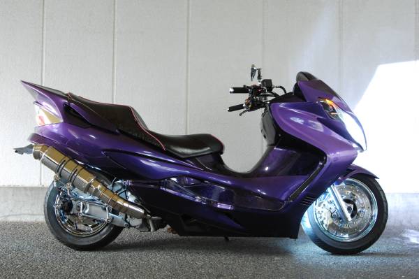 スカイウェイブCJ45 フルカスタム HID LED (126cc-250cc