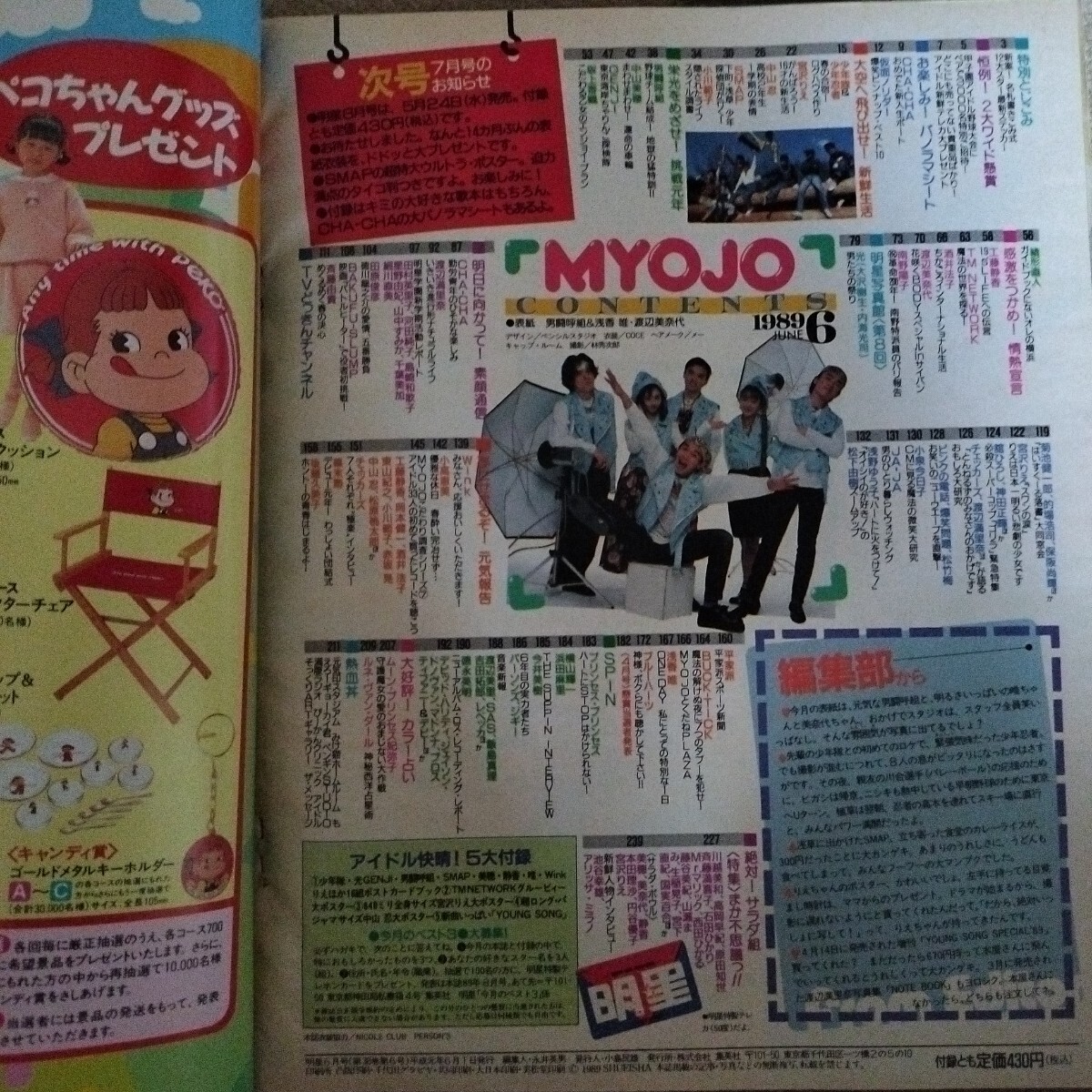 明星 1989年 2月号 6月号 2冊セット 中古 80年代アイドル 昭和レトロ 平成レトロ_10