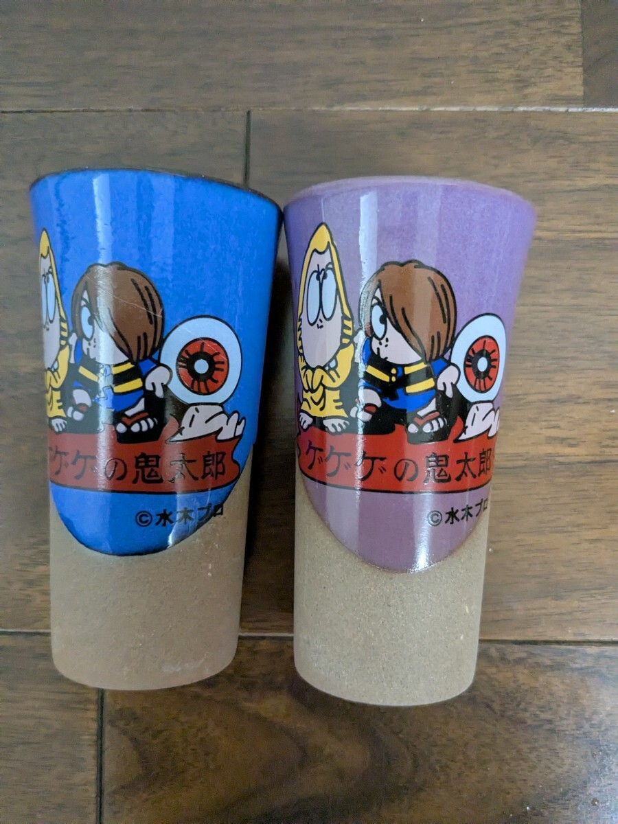 ゲゲゲの鬼太郎★復刻版 妖怪フィギュアコレクション★ビールグラス2個(未使用)_6