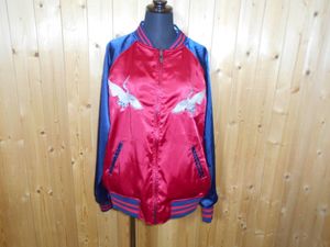 b1469◆ZARA WOMAN リバーシブルサテンスカジャン◆ザラ レディース サイズM 2969/247/60