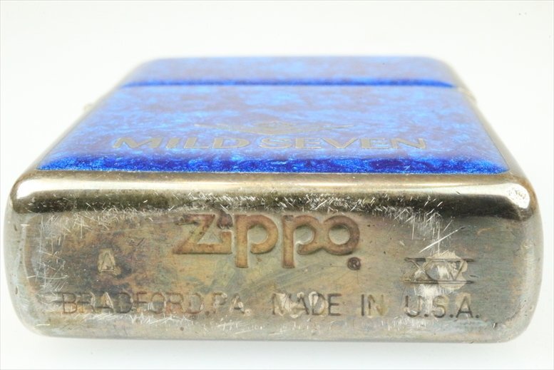 ジッポー Zippo マイルドセブン MILD SEVEN オイルライター BRADFORD,PA MADE IN U.S.A. 喫煙器具 たばこメーカー 6458kdzK_6