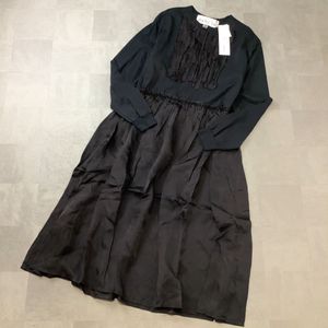 新品 タグ付き dahl’ia リメイクボリューム ロングワンピース レディース F フリーサイ