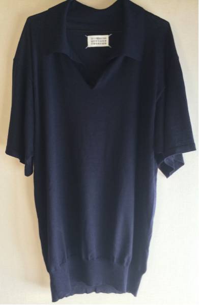 MaisonMartinMargiela マルジェラ ニットワンピ ネイビー 美品