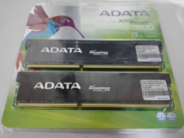 ADATA AX3U1600GC4G9-2G メモリー DDR3 PC3-12800 4GB 2枚 8GB