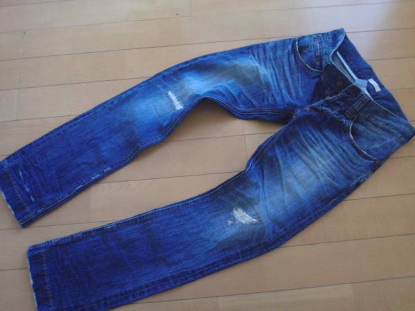 ★状態良好★ＳＯＵＫ　スーク★ダメージ加工デニム★ジーンズ