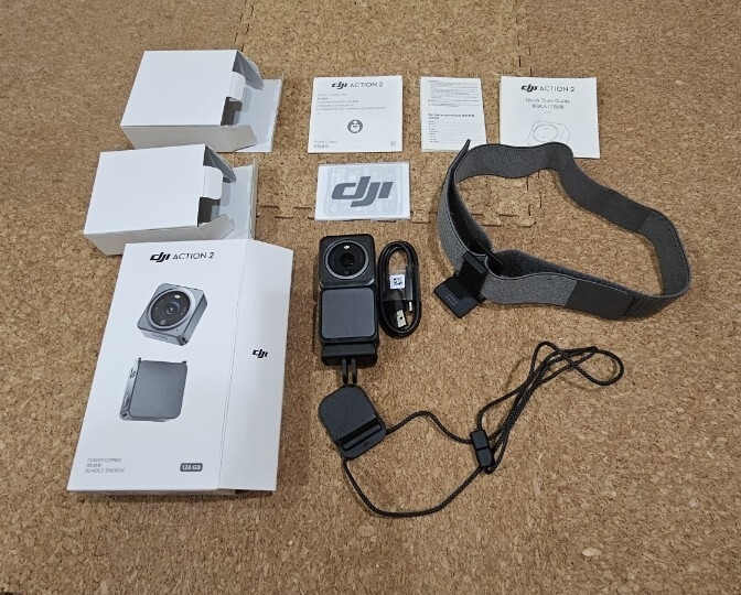[128GBモデル] DJI Action 2 Powerコンボ 公式サイト購入・使用時間30分未満_1