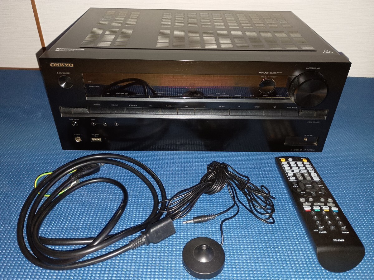 ONKYO　オンキョウ　TX-NR646 ブラック　7.1ｃｈ　Wi-Fi ARCHDMI端子入力8系統 Bluetooth 4K 60p Dolby Atmos DTSDLNA ：X HDR対応_1